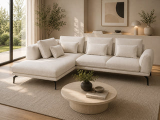 Narożna sofa z funkcją spania i pojemnikiem Zurich
