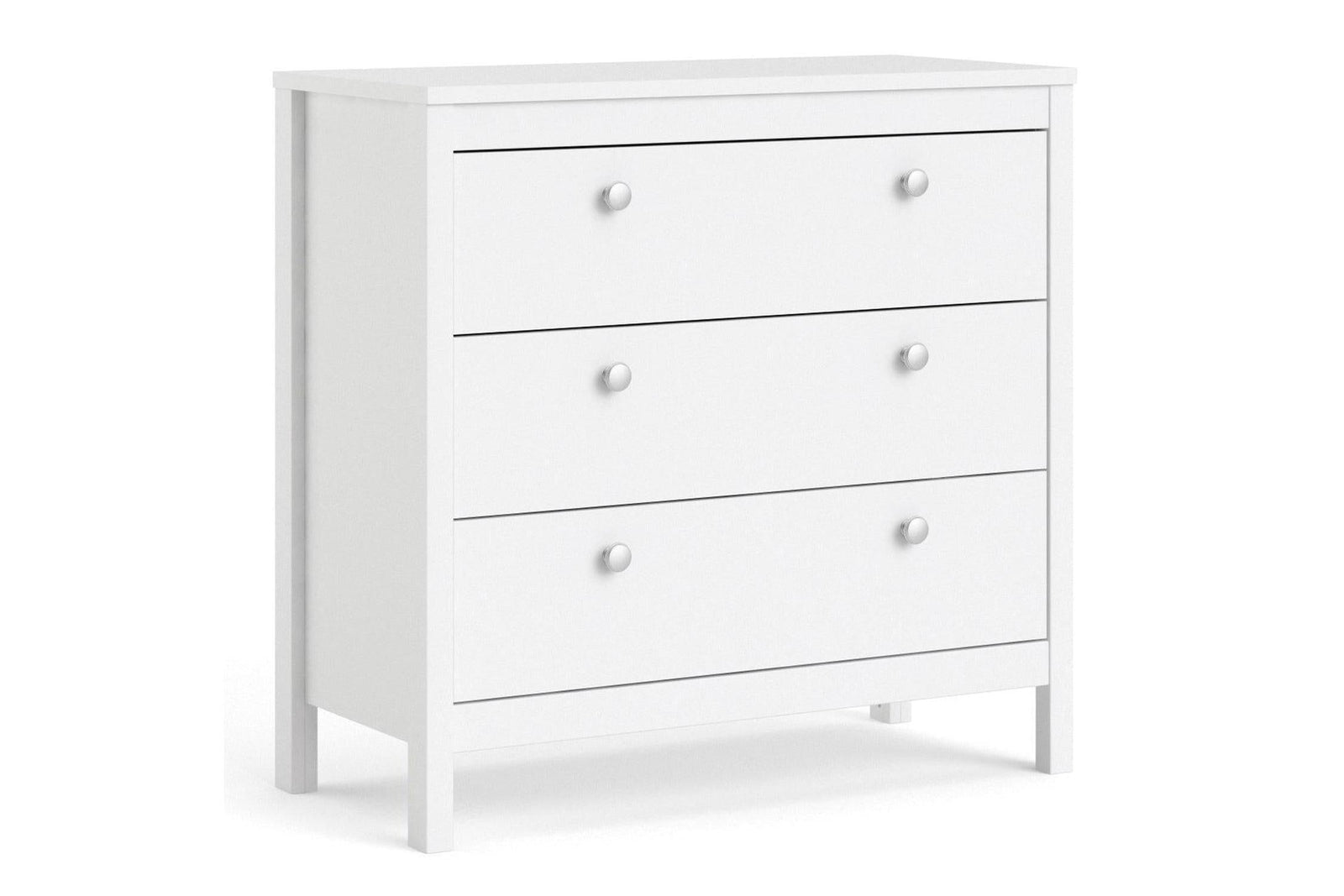 Madrid Chest 3 Drawers In White