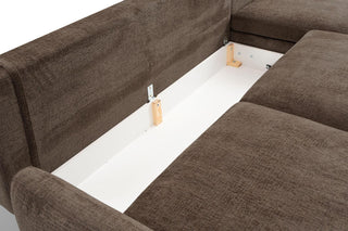 Adige Corner Sofa Bed With Storage