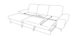 Alta Corner Sofa Bed - Msofas LTD