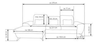 Alta Corner Sofa Bed - Msofas LTD