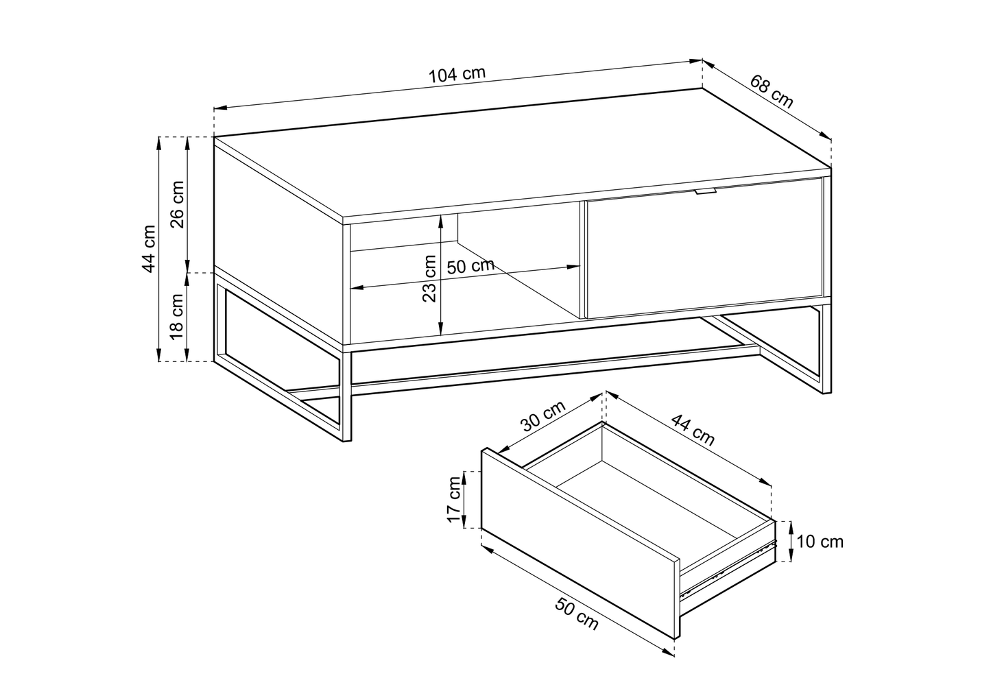 Amber Coffee Table