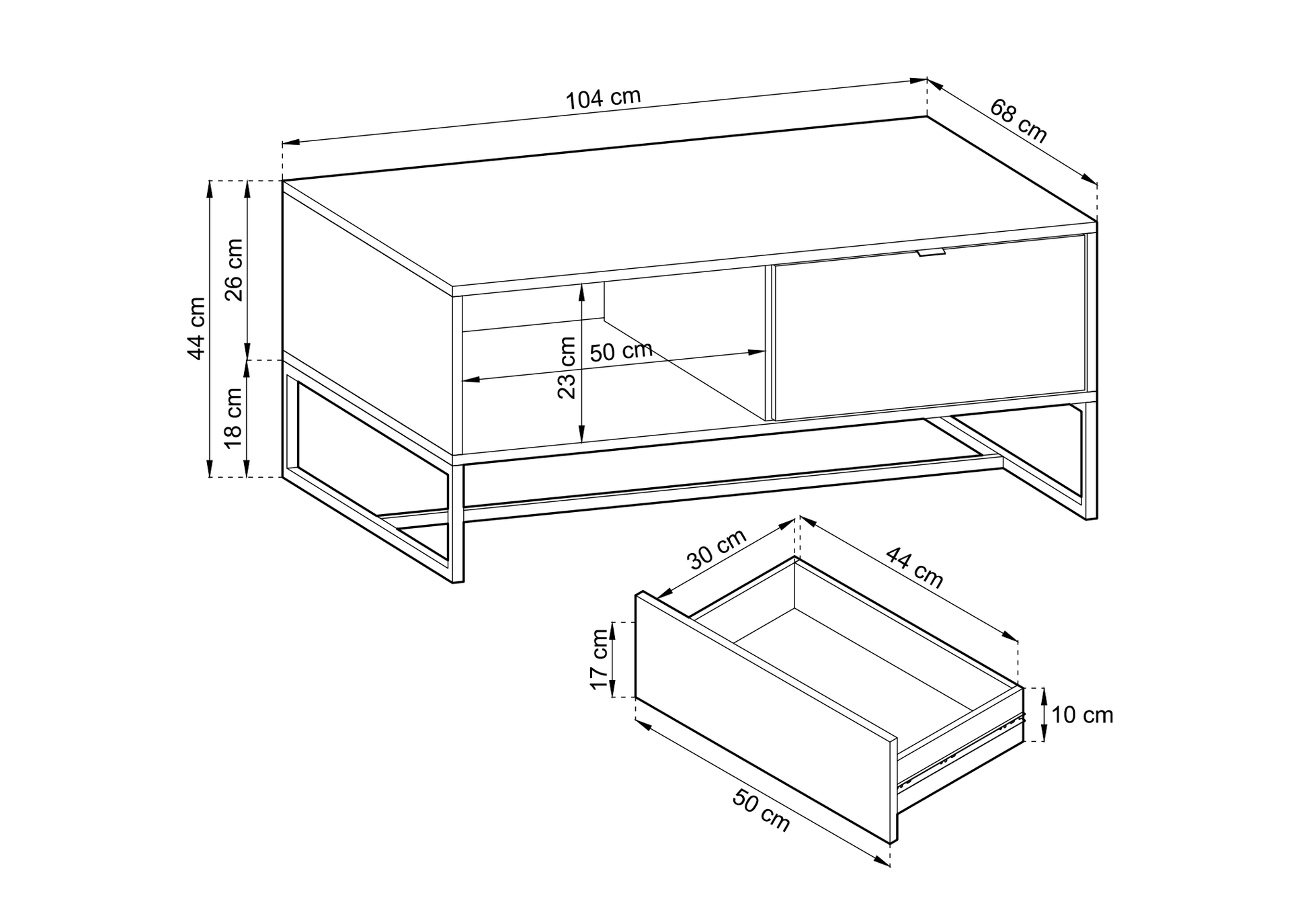 Amber Coffee Table