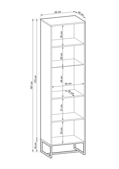 Amber Glass Cabinet