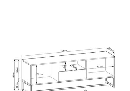 Amber TV Unit