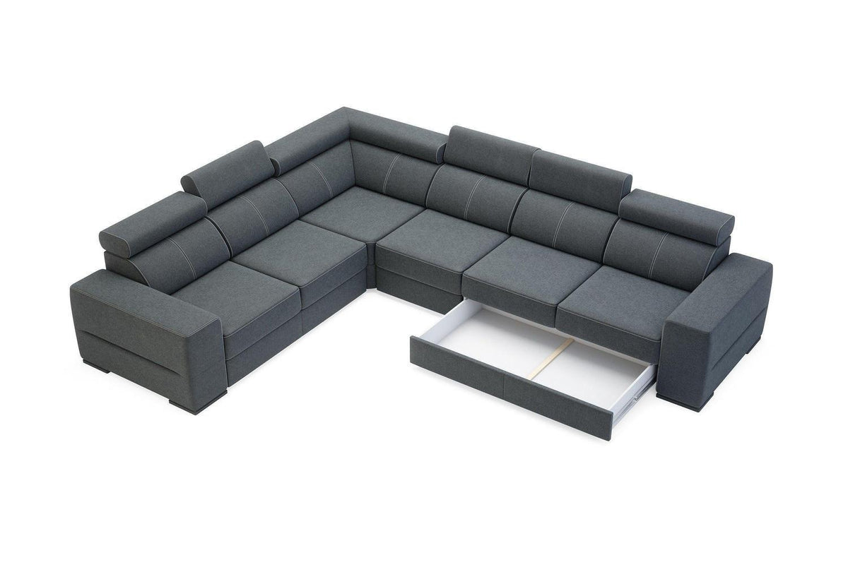 Apollo Pr3 Corner Sofa Bed With Storage