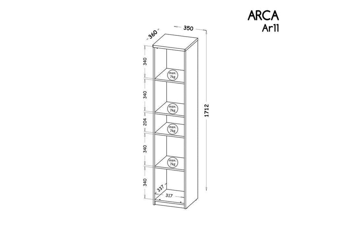 Arca Bookcase 35