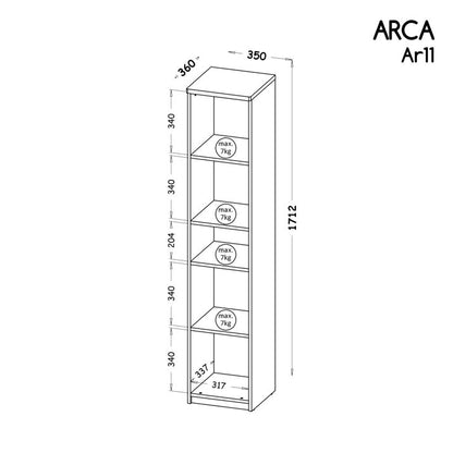 Arca Bookcase 35