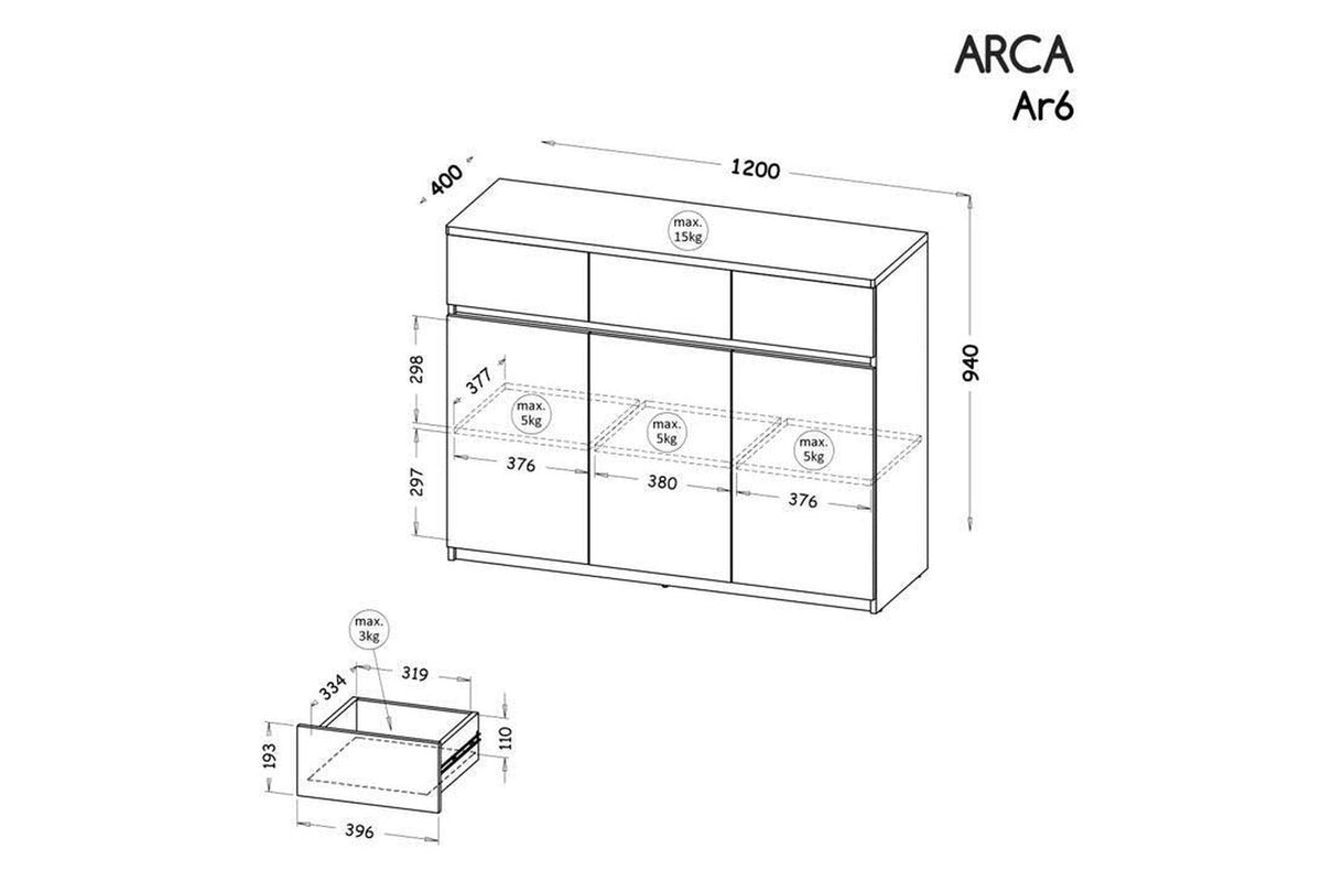 Arca Sideboard 120