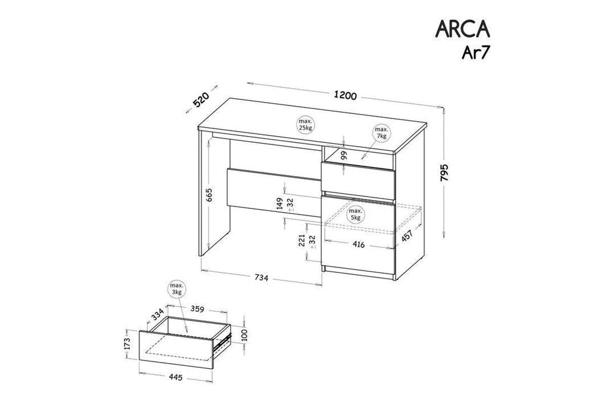 Arca Desk 120