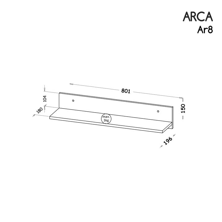 Arca Wall Shelf