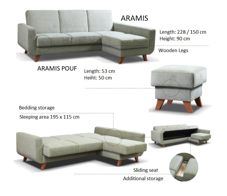 Aramis Footstool