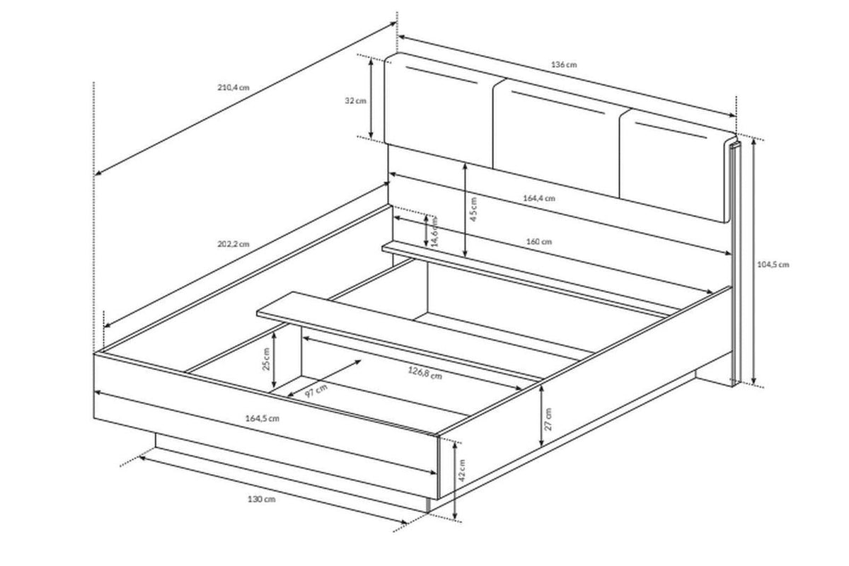 Arco Bed 160
