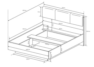 Arco Bed 160 - Msofas LTD