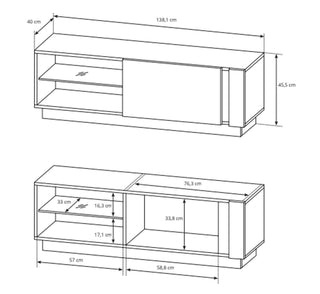 Arco TV Unit 138 - Msofas LTD