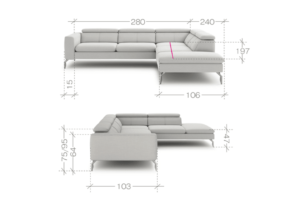 Arezza Corner Sofa
