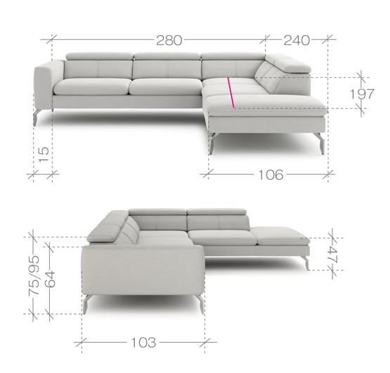 Arezza Corner Sofa