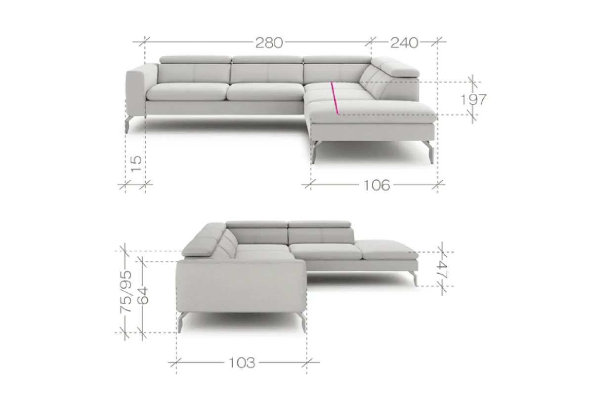 Arezza Corner Sofa
