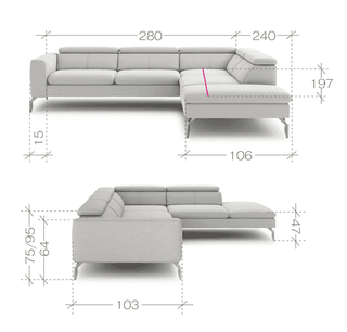 Arezza Corner Sofa - Msofas LTD