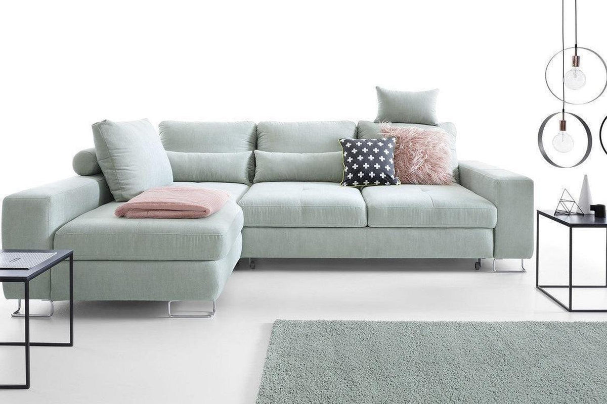 Asti Corner Sofa Bed With Storage Graceland Graphite Clearance