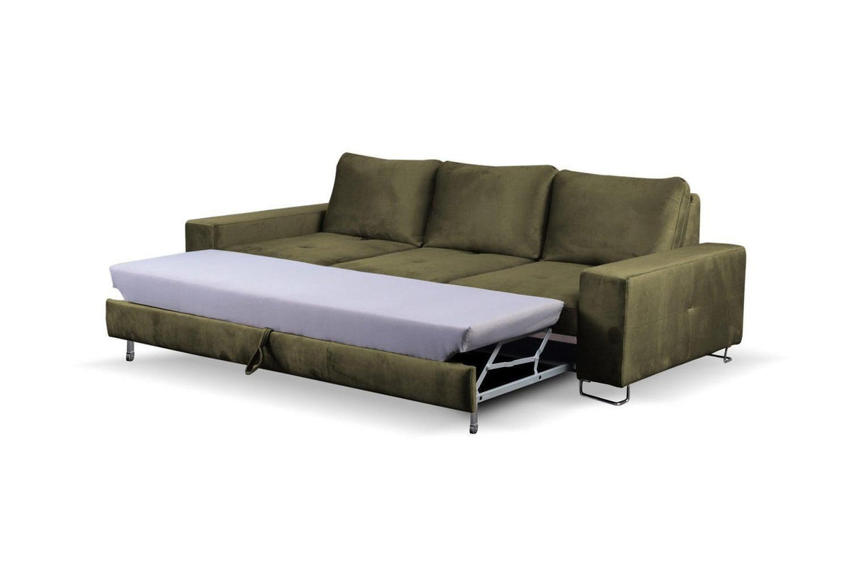 Asti 3 Seater Sofa Bed Monolith 85 Clearance