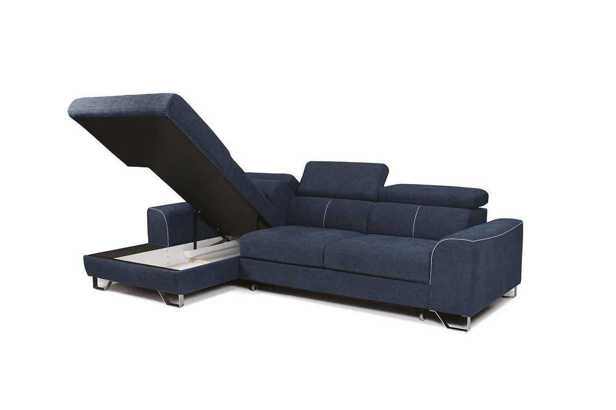 Asto Corner Sofa Bed With Storage