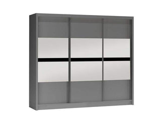 Batumi 250 Wardrobe Graphite with Mirror - Msofas LTD