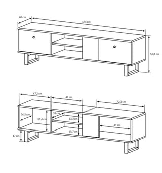 Avio TV Unit 175 - Msofas LTD