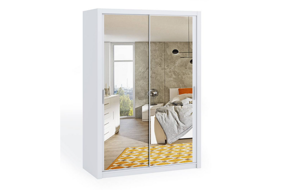 Bono Sliding Wardrobe With Mirror 150