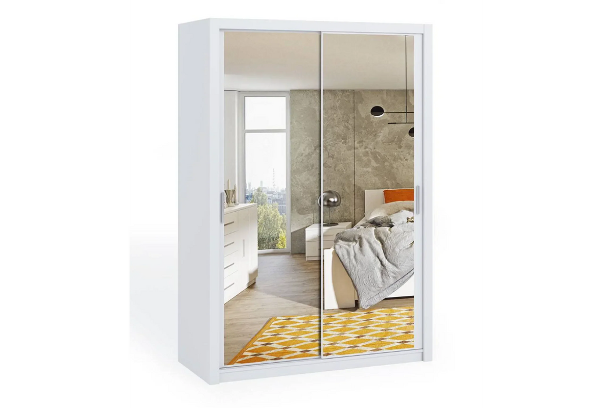Bono Sliding Wardrobe With Mirror 150