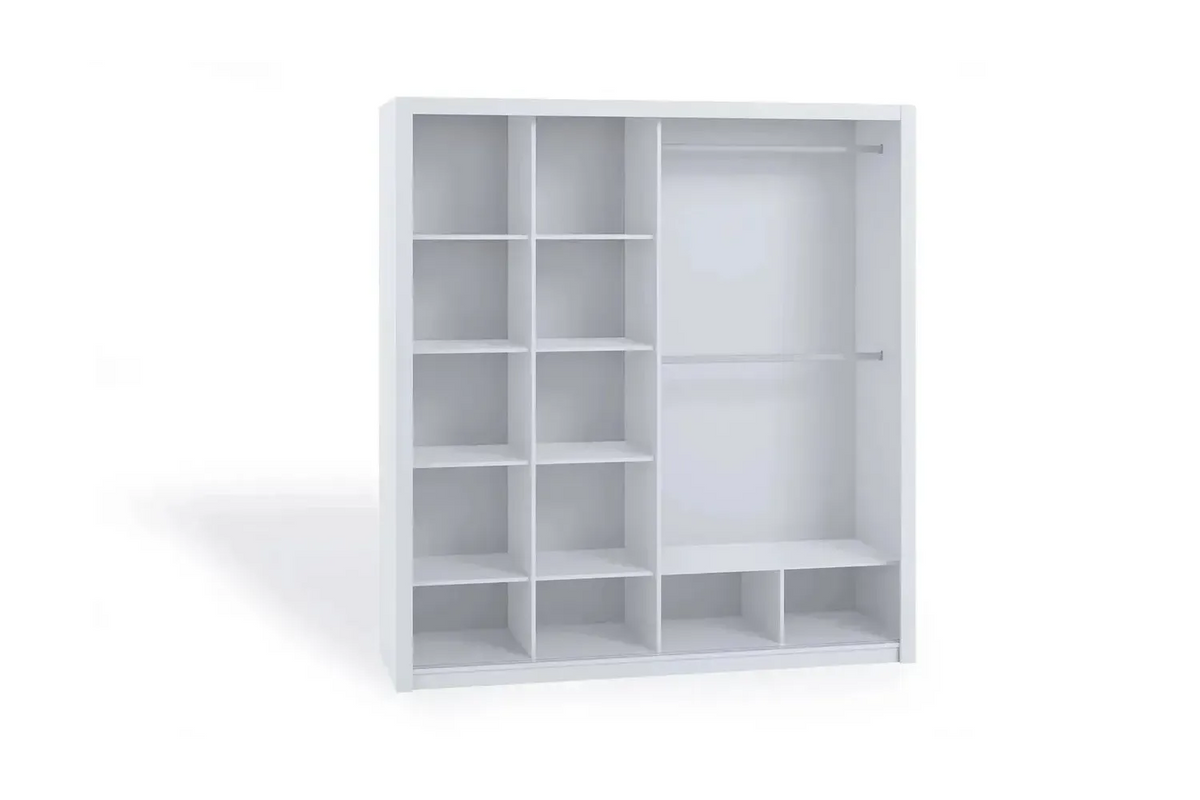 Bono Sliding Wardrobe With Mirror 220