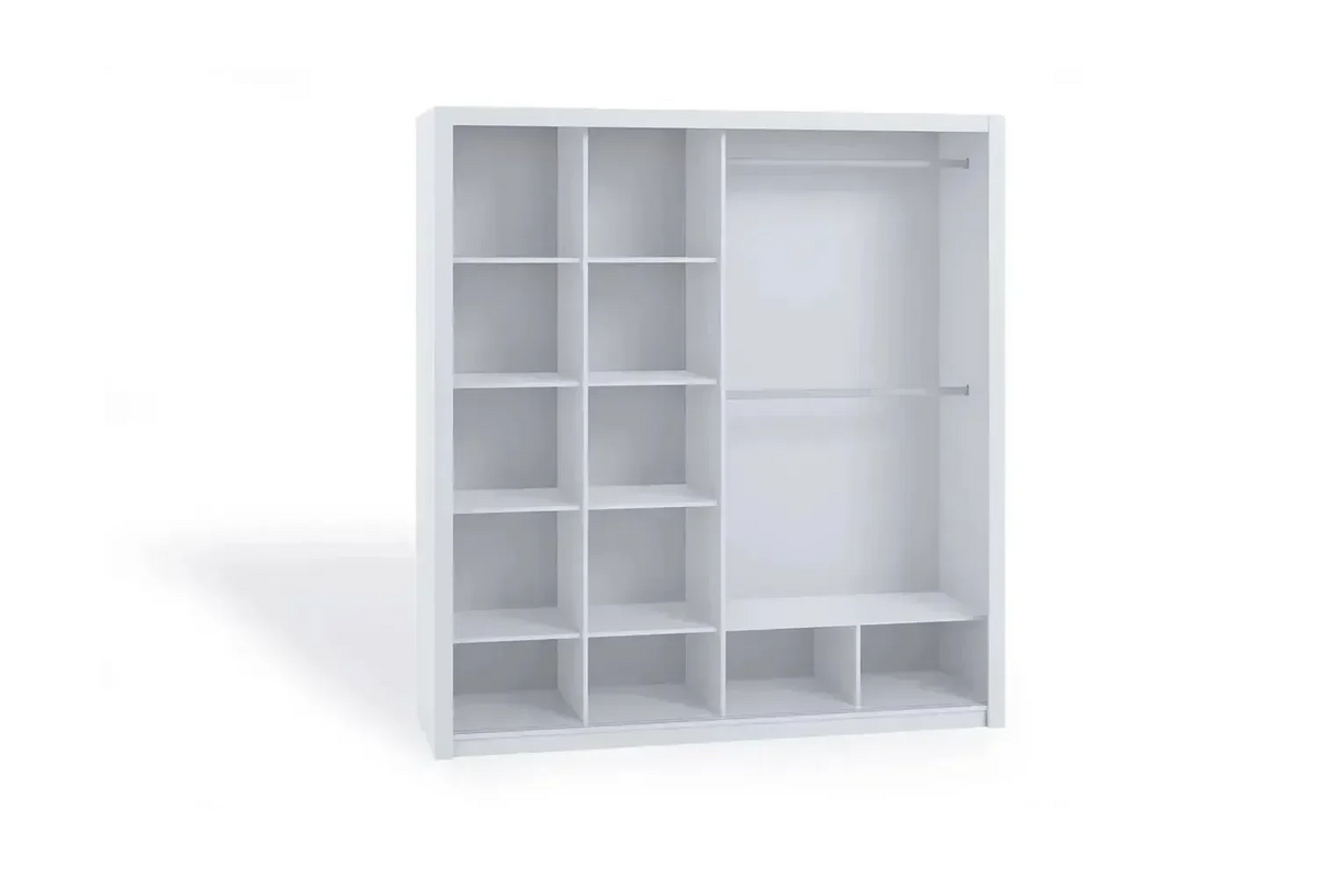 Bono Sliding Wardrobe With Mirror 220