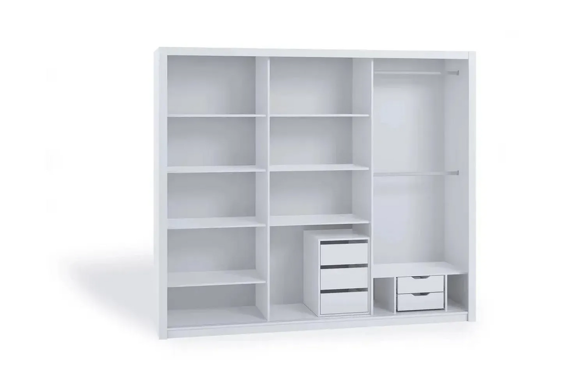 Bono Sliding Wardrobe With Mirror 250