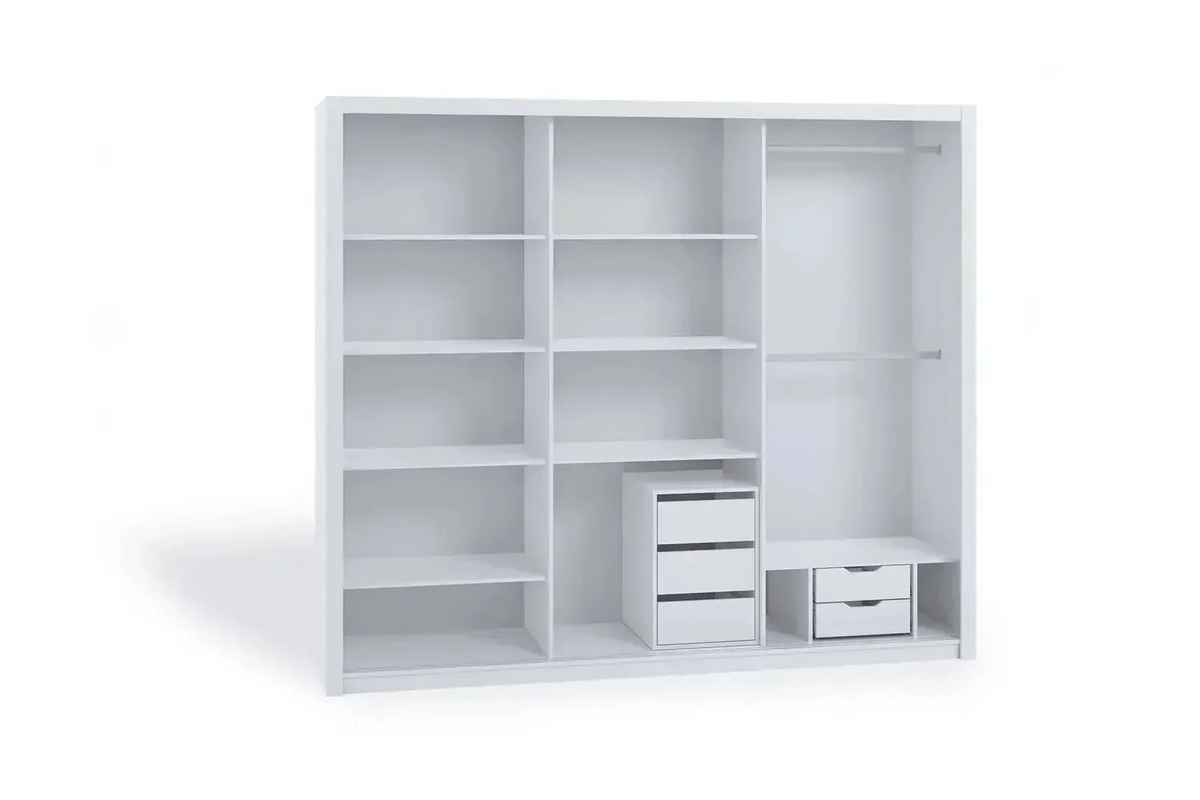 Bono Sliding Wardrobe With Mirror 250