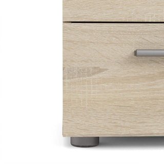 Pepe Bedside 2 Drawers in Oak - Msofas LTD