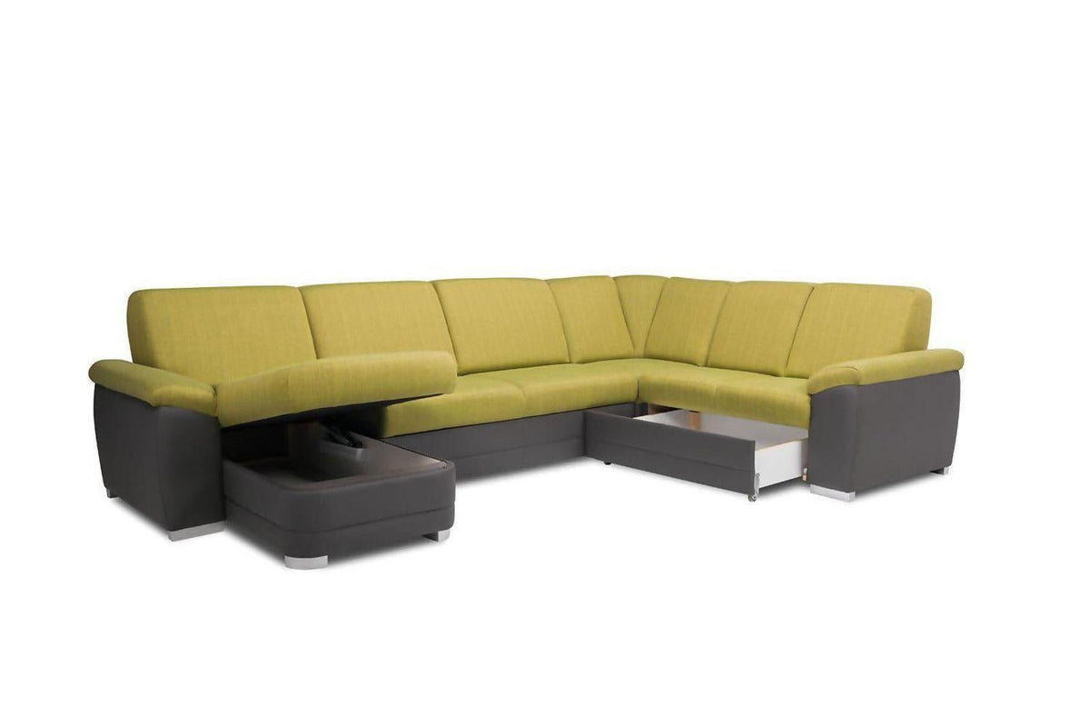 Barello Xl U Shape Corner Sofa Bed