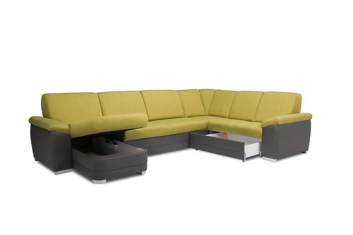 Barello Xl U Shape Corner Sofa Bed