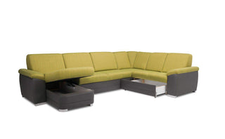 Barello XL U Shape Corner Sofa Bed - Msofas LTD