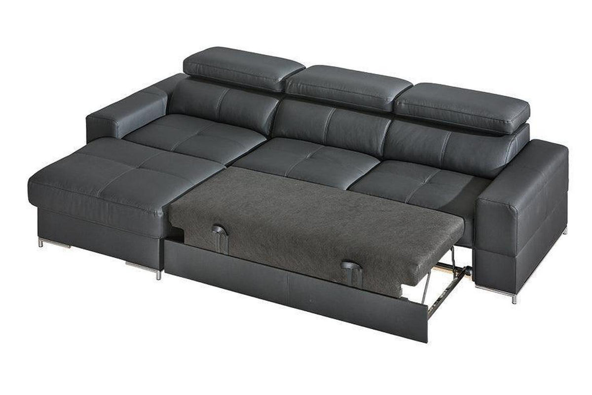 Basalt I Corner Sofa Bed With Storage