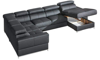 Basalt II U Shape Corner Sofa Bed