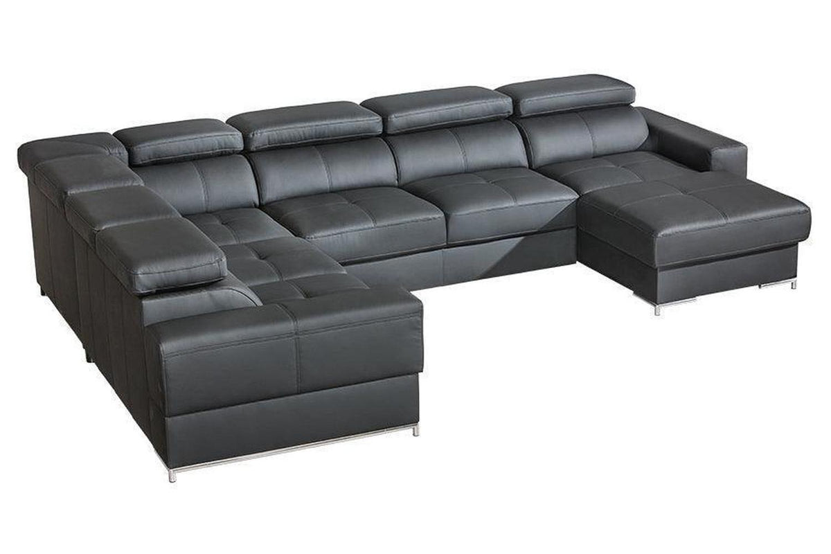 Basalt Ii U Shape Corner Sofa Bed