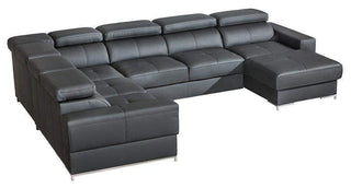 Basalt II U Shape Corner Sofa Bed