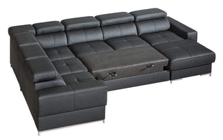 Basalt II U Shape Corner Sofa Bed