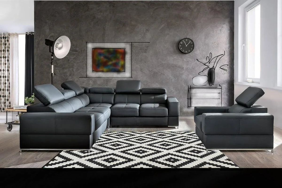 Basalt Iii Corner Sofa Bed With Storage