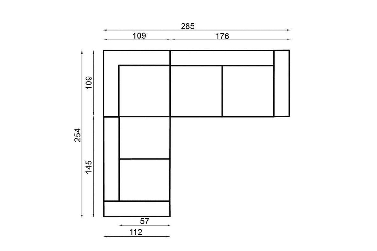 Basalt Iii Corner Sofa Bed With Storage