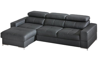 Basalt I Corner Sofa Bed Ivory Fast Delivery - Msofas LTD