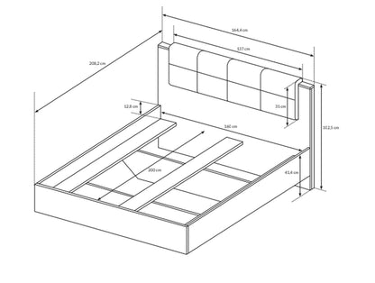 Arden Bed 160