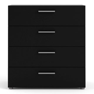 Pepe Chest of 4 Drawers in Black - Msofas LTD