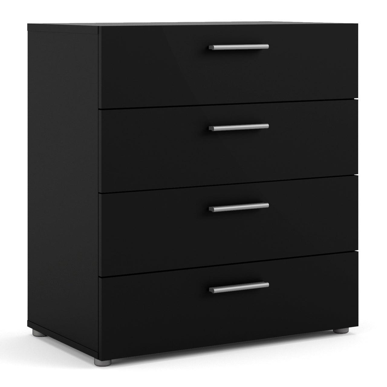 Pepe Chest of 4 Drawers in Black