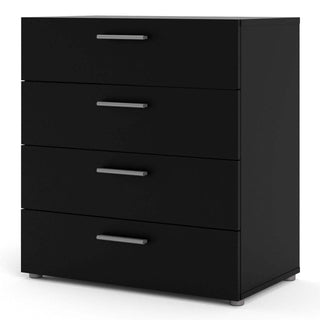 Pepe Chest of 4 Drawers in Black - Msofas LTD